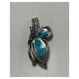 Sterling Butterfly Pendant