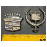 Vintage Cadillac Hood Ornament and Emblem