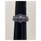 Size 6 Sterling Ring, missing stone