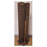 Wooden Rotating Display Rack