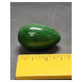 Polished Green Nephrite Jade Egg