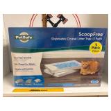 Scoop Free Disposable Litter Trays and Litter