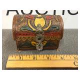 Vintage Wooden Trinket Box