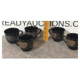 Vintage French Arcoroc Tampico Cups