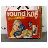 Vintage Round Knit Arts and Crafts