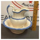 Small Pitcher and Wash Basin