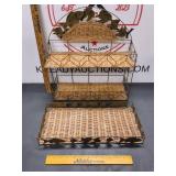 Vintage Wicker Shelf and Tray