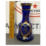 Blue Cobalt Hookah Vase