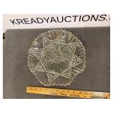 Vintage Federal Glass Pioneer Pattern Fruit Bowl