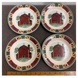 Tienshan Stoneware ï¿½Prairieï¿½ Salad Plates