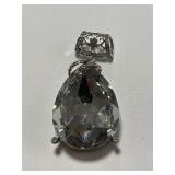 Large Pear Cut Swarovski Pendant