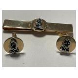 Virgo Tie Bar and Cuff Links