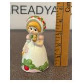 Jasco 'Strawberry Patches' Porcelain Bisque Bell