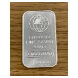 1 Oz Silver Engelhard Bar