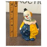 Ceramic Bobble Head Clown Coin Bank