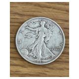 1943 S Walking Liberty Half Dollar