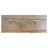 Metal and Glass Shelf