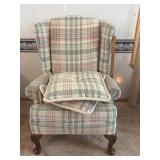 Queen Anne Wing Back Chair