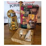 Solid Brass Outdoor Lantern with Motion Detector