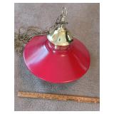 Vintage Red Pendant Light