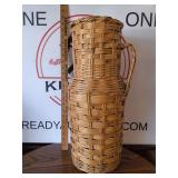 Vintage Boho Style Ratten Wicker Basket