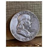 1957 Franklin Half Dollar