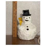 Light Up Snowman Figure