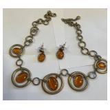 Vintage Necklace and Earrings