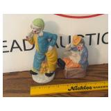 Porcelain Clown Figures