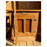White Clad Reproduction Ice Box Side Table