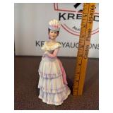 HOMCO Porcelain Victorian Lady Figurine