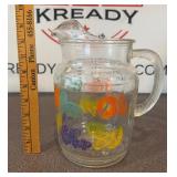 Hazel Atlas Glass Juice Pitcher