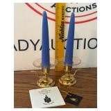 Party Lite Newbury Candlestick Holders/Candles