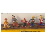 Miniature Plastic Clowns