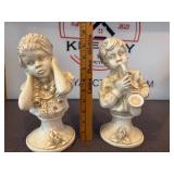 Vintage 1971 Kendrick Signed Statuary Corp Figures