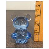 Vintage Blue Art Glass Koala Bear Paperweight