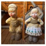 Vintage Concrete Garden Statues