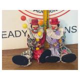 Emmett Kelly Sad Hobo Clown Dolls