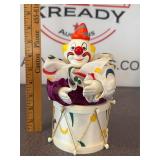 Wind Up Animated Musical Clown Doll