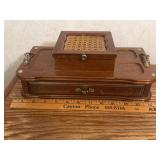 Vintage Two Section Jewelry Box