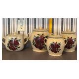 Stoneware Canister Set