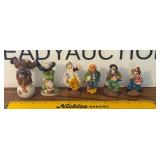 Porcelain Clown Miniatures