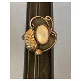 Size 7 Navajo Sterling Mother of Pearl Ring