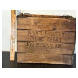 Antique Collapsible Wooden Crate
