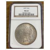 1879 MS64 Morgan Dollar
