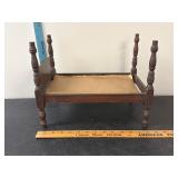 Vintage Wooden Doll Bed