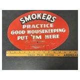 Vintage Metal Cigarette Ashtray Attachment
