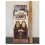 Vintage Porcelain Postage Stamp Vending Machine