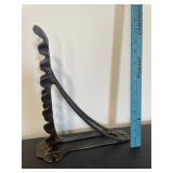 Antique Cast Iron Horse Tack Rack