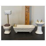 Vintage Porcelain Dollhouse Furniture
